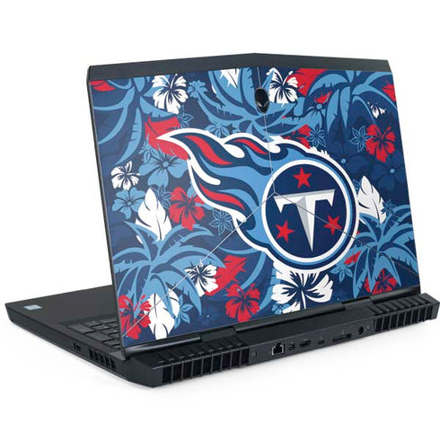 NFL Tennessee Titans Tropical Print Dell Alienware Skin